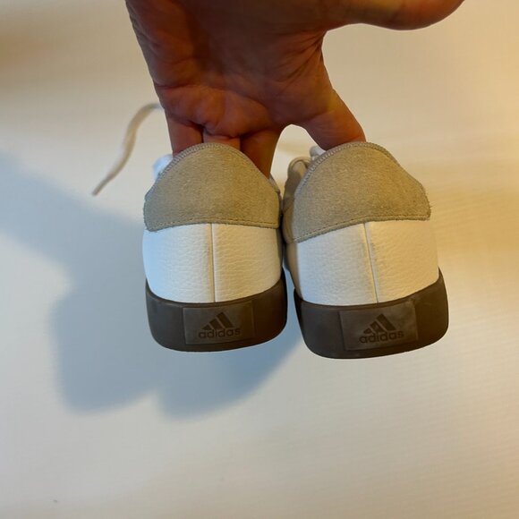 Adidas VL Court 3.0, women's size 9.5, black/white LIKE NEW! - Picture 4 of 5